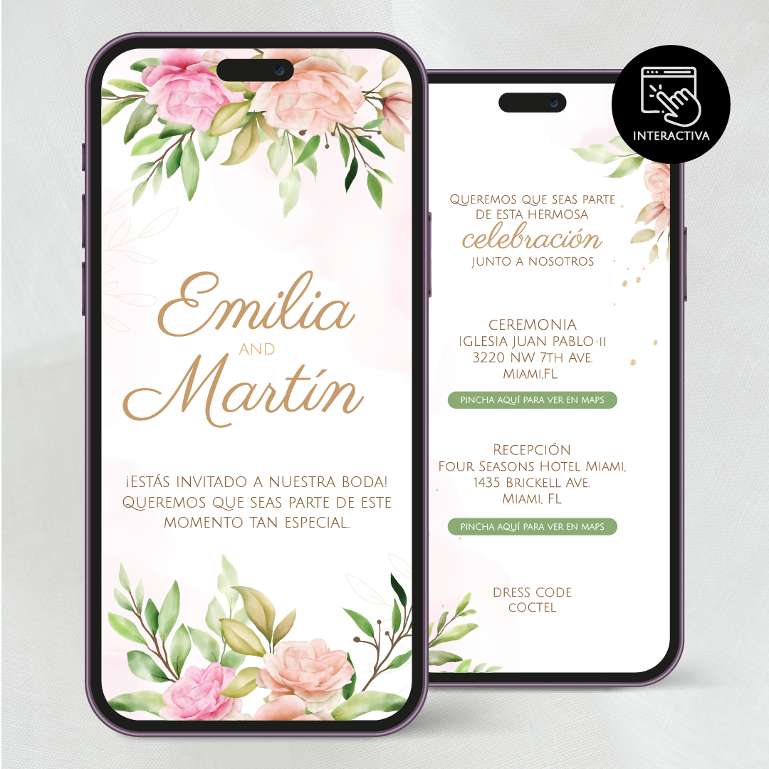 Invitacion Digital Cala | Cuarzo PDF