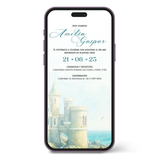 Invitacion Digital Lirio | Viña del Mar JPG