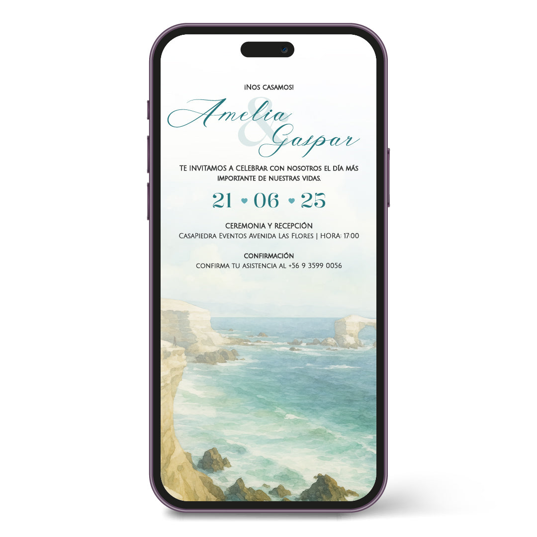 Invitacion Digital Lirio | Antofagasta JPG