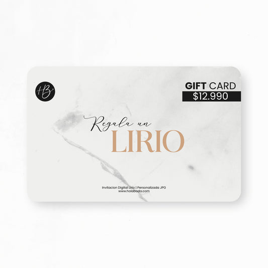 Gift card | Regala un Lirio