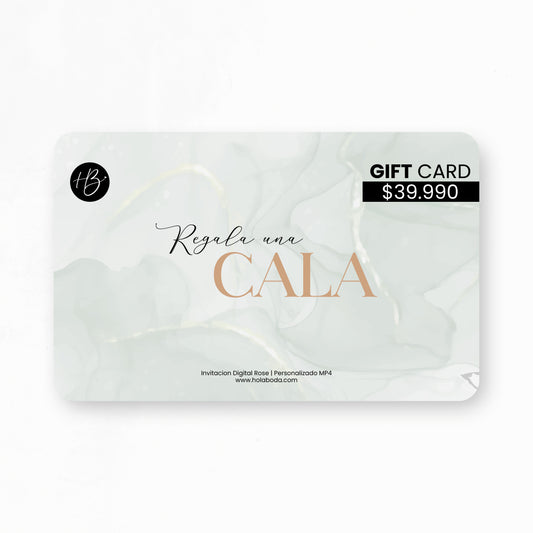 Gift card | Regala una Cala