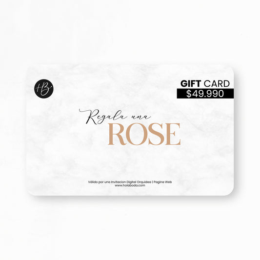 Gift card | Regala una Rose